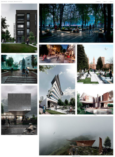Сайт для архитектурного бюро ZAURBEK TOTROV ARCHITECTS